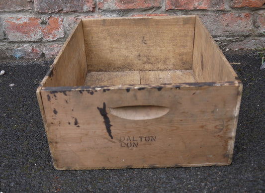 Vintage wooden crate