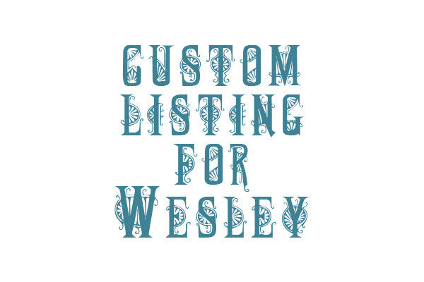 Custom Listing for Wesley Hand painted extending dining table and 4 chairs